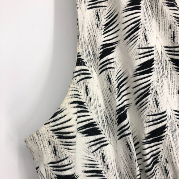 Patagonia Black & White ‘Margot’ Sleeveless Jersey Knit Fit &  Flare Dress S - Picture 9 of 16